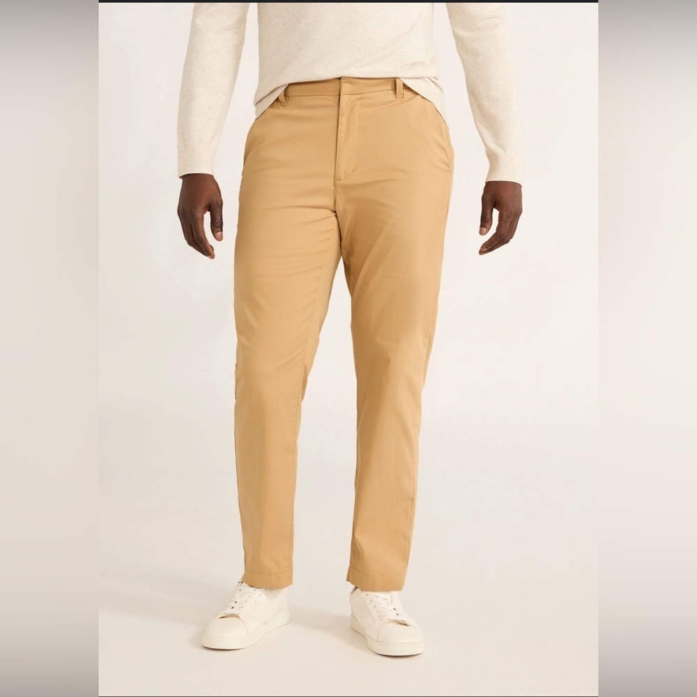 Free Assembly Carmel Twist Men’s Commuter Pants, Size Medium